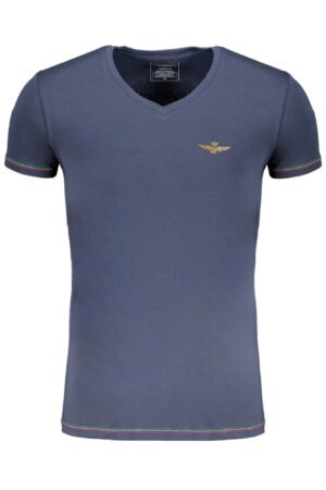 ERONAUTICA MILITARE MEN'S SHORT SLEEVED T-SHIRT BLUE
