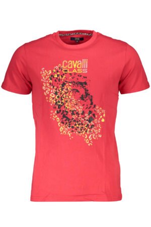 CAVALLI CLASS T-SHIRT SHORT SLEEVE MAN RED