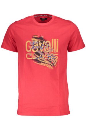 CAVALLI CLASS T-SHIRT SHORT SLEEVE MAN RED