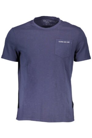 GUESS JEANS MEN'S SHORT SLEEVE T-SHIRT BLUE