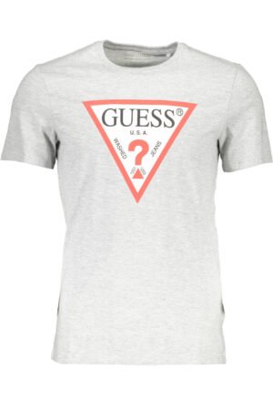 GUESS JEANS MEN'S SHORT SLEEVE T-SHIRT GRAY