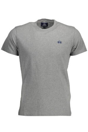 LA MARTINA MEN'S SHORT SLEEVE T-SHIRT GRAY
