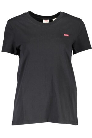 LEVI'S WOMEN'S SHORT SLEEVE T-SHIRT BLACK