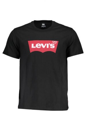 LEVI'S BLACK MEN'S SHORT SLEEVE T-SHIRT