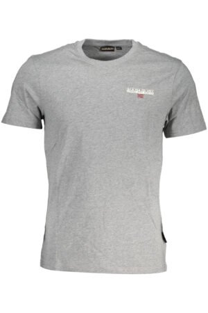NAPAPIJRI T-SHIRT SHORT SLEEVE MAN GRAY