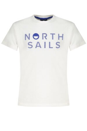 NORTH SAILS WHITE SHORT SLEEVED T-SHIRT FOR CHILDREN
