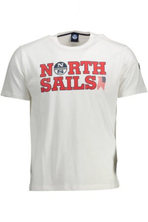 NORTH SAILS WHITE MEN'S SHORT SLEEVE T-SHIRT