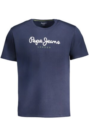 PEPE JEANS MEN'S SHORT SLEEVED T-SHIRT BLUE