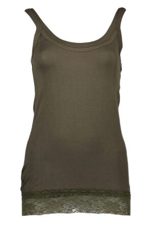 SILVIAN HEACH GREEN WOMAN TANK