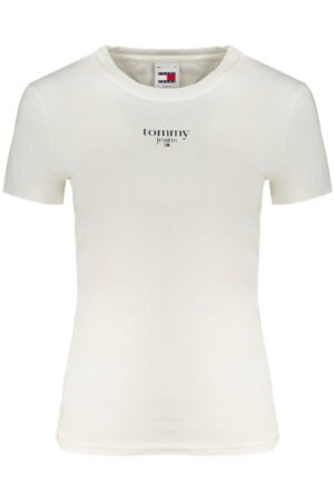 TOMMY HILFIGER WOMEN'S SHORT SLEEVE T-SHIRT WHITE