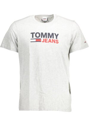TOMMY HILFIGER MEN'S SHORT SLEEVE T-SHIRT GRAY