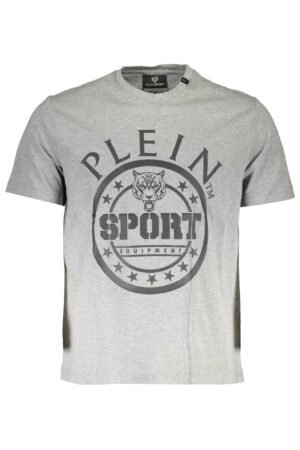 PLEIN SPORT SHORT SLEEVE T-SHIRT MEN GREY